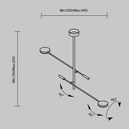 Maytoni MOD070CL-L15B3K1