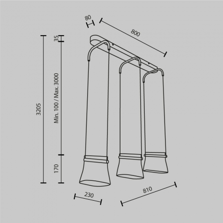 Maytoni MOD170PL-L24BS3K