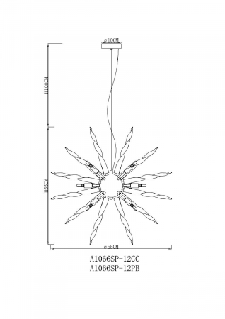 Arte Lamp A1066SP-12CC