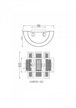 Arte Lamp A4087AP-2SG