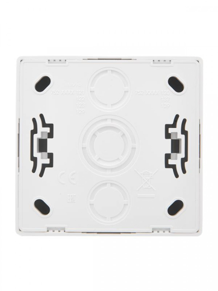 Розетка компьютерная 1-м ОП RJ45 LETO бел. LEZARD 752-0200-139