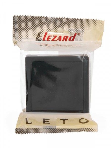 Выключатель проходной 1-кл. ОП LETO черн. бархат LEZARD 752-4200-105 Выключатель проходной 1-кл. ОП LETO черн. бархат LEZARD 752-4200-105