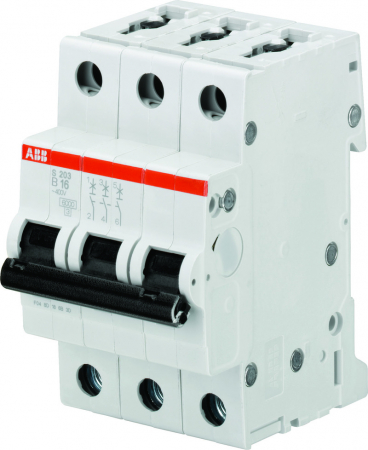 Выключатель автоматический модульный 3п B 40А 6кА S203 B40 ABB 2CDS253001R0405