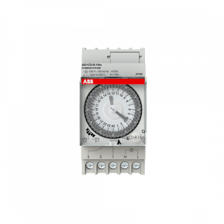 Реле времени суточное AD1CO-R-15m ABB 2CSM208151R1000 Реле времени суточное AD1CO-R-15m ABB 2CSM208151R1000