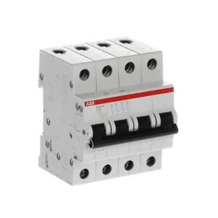 Автоматический выключатель 4-полюсный SH204 C16 ABB 2CDS214001R0164