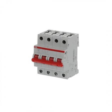Рубильник 4п SD204/16  рычаг красный ABB 2CDD284101R0016 Рубильник 4п SD204/16  рычаг красный ABB 2CDD284101R0016