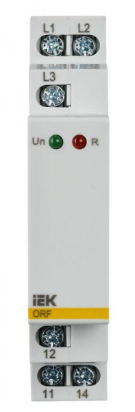 Реле фаз ORF 03 3ф 220-460В AC IEK ORF-03-220-460VAC Реле фаз ORF 03 3ф 220-460В AC IEK ORF-03-220-460VAC
