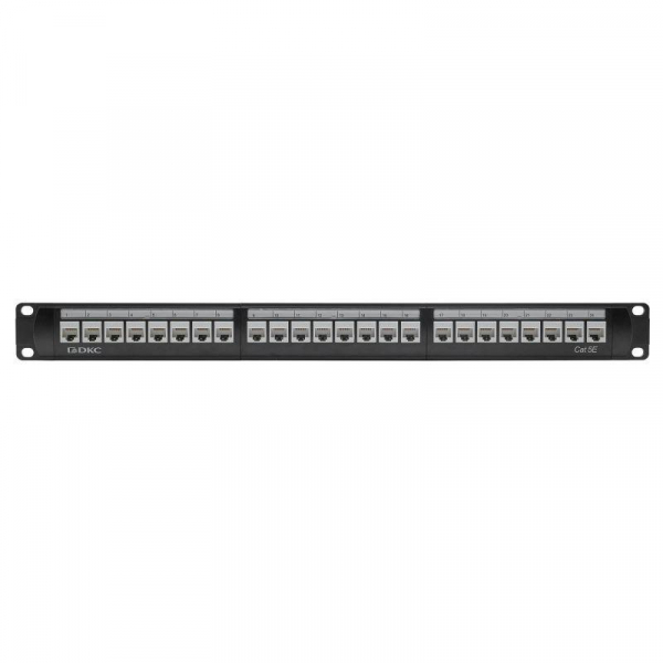 Патч-панель 19дюйм 1UCAT5E 24 модуля RJ45 неэкранированная DKC RN5PPU24 Патч-панель 19дюйм 1UCAT5E 24 модуля RJ45 неэкранированная DKC RN5PPU24