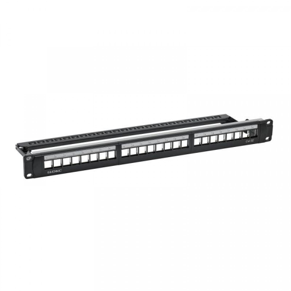Патч-панель 19дюйм 1UCAT5E 24 модуля RJ45 неэкранированная DKC RN5PPU24 Патч-панель 19дюйм 1UCAT5E 24 модуля RJ45 неэкранированная DKC RN5PPU24