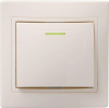 Выключатель 1-кл. СП Кварта 10А IP20 ВС10-1-1-ККм с индикацией крем. GENERICA EVK11-K33-10-DM