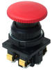 Выключатель кнопочный КЕ-021 У3 исп.2 1НО+1НЗ гриб без фиксации 10А IP40 660В красн. Электротехник ET511659