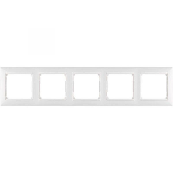 Рамка 5-м Valena горизонт. бел. Leg 774455