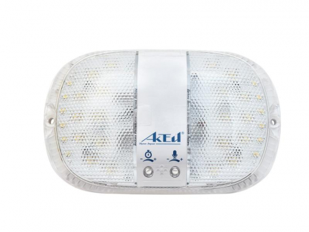 Светильник светодиодный ЖКХ Персей 8Вт IP30 с оптико-акустическим датчиком и БАП 3 режима работы Актей СА-7008Б-310