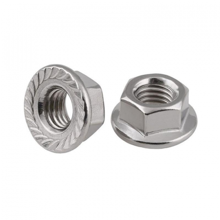 Гайка шестигранная с фланцем М8 DIN 6923 оцинк. (уп.200шт) Zitar 141612