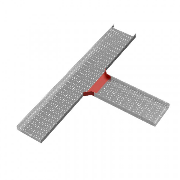 Ответвитель для лотка Т-образ. 500х100 сталь 1мм "ПЛЮС" TUplus100-500 КМ PL0599