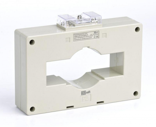 Трансформатор тока ТШП-0.66 2500/5А кл. точн. 0.5 15В.А d100мм DEKraft 50161DEK