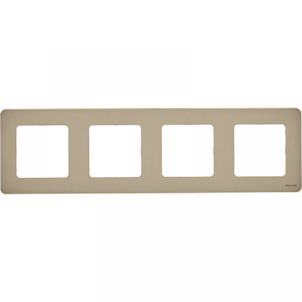 Рамка 4-м Inspiria шампань Leg 673968