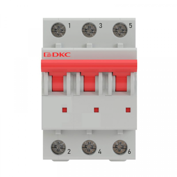 Выключатель автоматический модульный 3п C 16А 10кА MD63 YON MD63-3C16-10