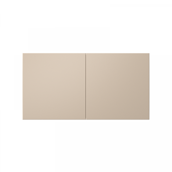 Розетка 2-м. AtlasDesign 16А с заземл. со шторками со сдвиж. крышкой в сборе песочн. SE ATN001228