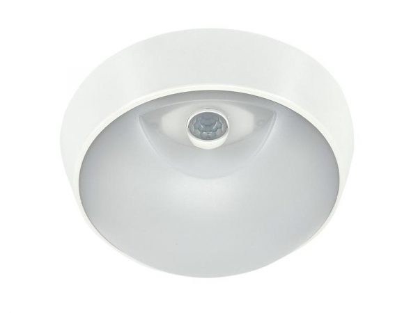 Светильник светодиодный WP 15 C 18W OP 840 D220 WH MDM 220х80мм 18Вт 4000К IP65 ЖКХ круглый пылевлагозащ. с датчиком движения бел. Русский Свет 15071524504