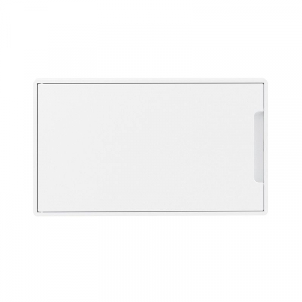 Щиток встраиваемый FRAME 18мод. с бел. дверцей с 2 шинами PEN на 8 и 10 отверст. бел. DKC F18B1WW