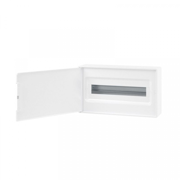 Щиток настенный FRAME 18мод. с бел. дверцей с 2 шинами PEN на 8 и 10 отверст. бел. DKC F18W1WW