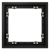 Рамка 1-м S70 пластик. черн. матов. Voltum VLS100108