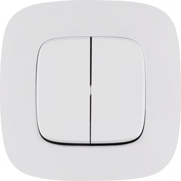 Выключатель 2-кл. СП Valena Allure 10А IP20 250В с лицев. панелью безвинтов. зажимы механизм бел. Leg 752705