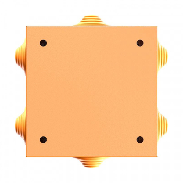 Коробка ответвительная FS 150х150х80мм 6р 450В 6А 4кв.мм с каб. вводами и клеммн. IP55 сталь. DKC FSB31604