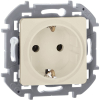 Розетка 1-м СП Inspiria 16А IP20 250В 2P+E защ. шторки немецк. стандарт механизм сл. кость IEK 673731