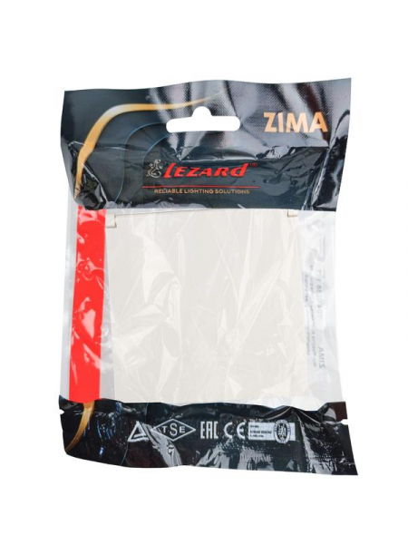 Розетка 1-мест. с/з с крышкой ПБТ СП ZIMA IP20 16А безвинт. зажим слон. кость LEZARD 704-9088-123BQC