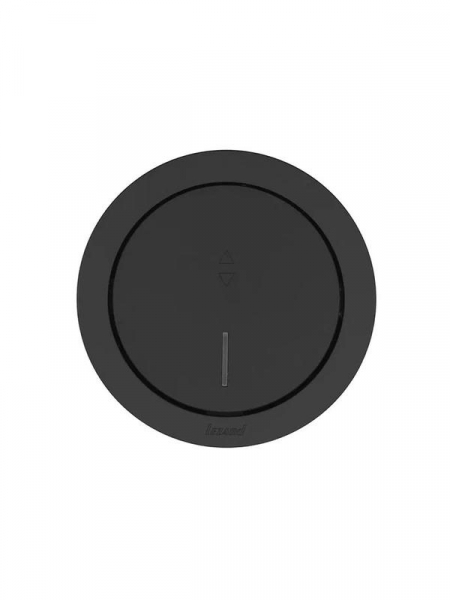 Выключатель проходной 1-кл. СП OSEN 10А IP20 с подсветкой механизм черн. бархат LEZARD 743-4288-114