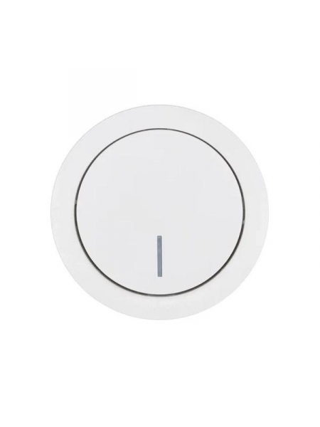 Выключатель 1-кл. СП OSEN 10А IP20 с подсветкой механизм бел. LEZARD 743-0288-111