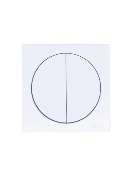 Выключатель 2-кл. СП OSEN 10А IP20 механизм бел. LEZARD 743-0288-101