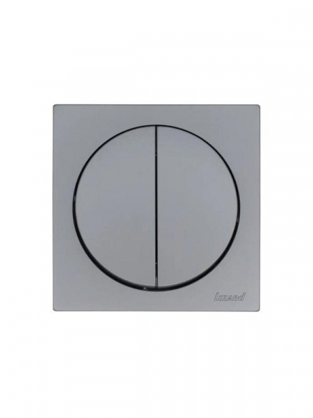 Выключатель 2-кл. СП OSEN 10А IP20 механизм сер. матов. LEZARD 743-7488-101