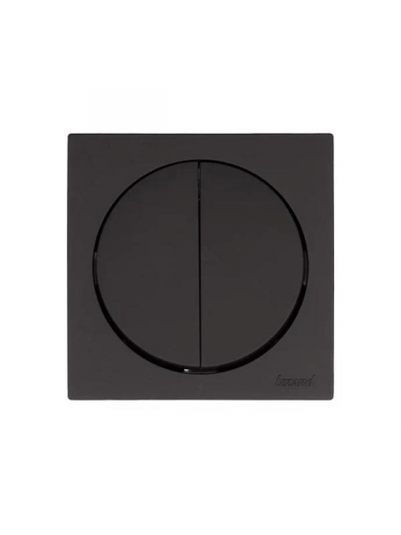 Выключатель 2-кл. СП OSEN 10А IP20 механизм черн. бархат LEZARD 743-4288-101