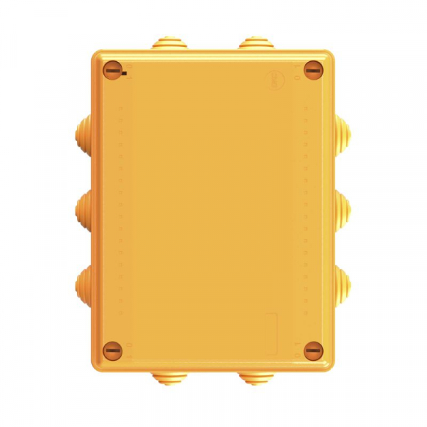 Коробка ответвительная FS 150х110х70мм 4р 450В 32А 10кв.мм нерж. контакт с каб. вводами и клеммн. IP55 пластик. DKC FSK21410