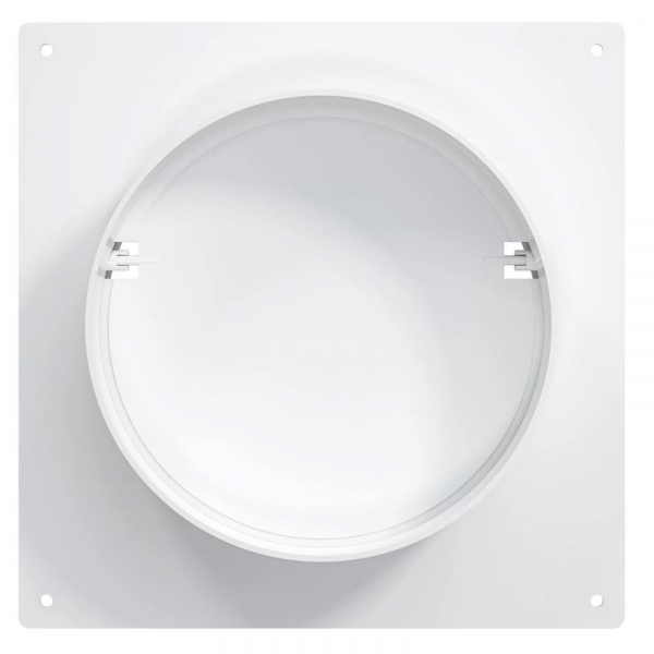 Площадка торцевая SKNPO фланец d125 соединитель обр.клапан 165х150 пластик ERA 12.5SKNPO