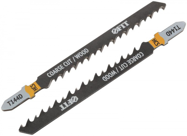 Полотно по дереву HCS разведенные шлифованные зубья 100/74/4.2мм (Т144D) (уп.2шт) FIT 40886