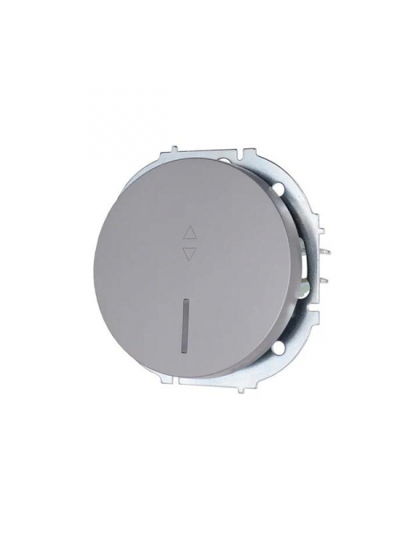 Выключатель проходной 1-кл. СП OSEN 10А IP20 с подсветкой механизм сер. матов. LEZARD 743-7488-114