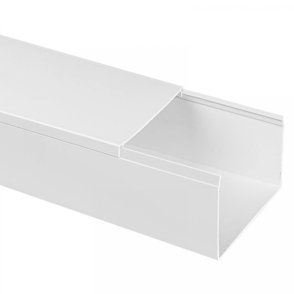 Кабель-канал 80х60 L2000 пластик бел. TOKOV ELECTRIC TKE-KK-80-60-2000-WH