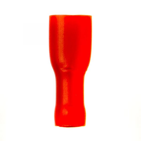 Наконечник изол. "розетка" 0.25-1.5кв.мм А=4.8х0.8мм кр. (уп.100шт) DKC 2A01TP