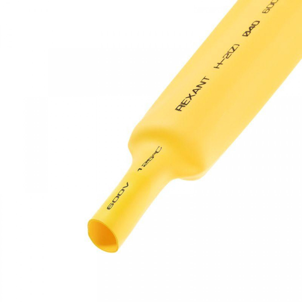 Трубка термоусадочная Н-1 40.0/20.0 1м желт. Rexant 24-0002