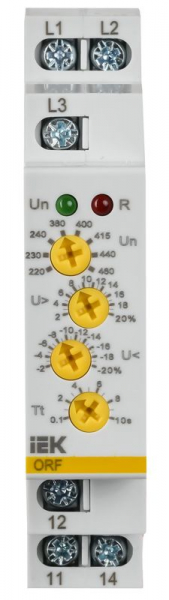 Реле фаз ORF 04 3ф 220-460В AC IEK ORF-04-220-460VAC