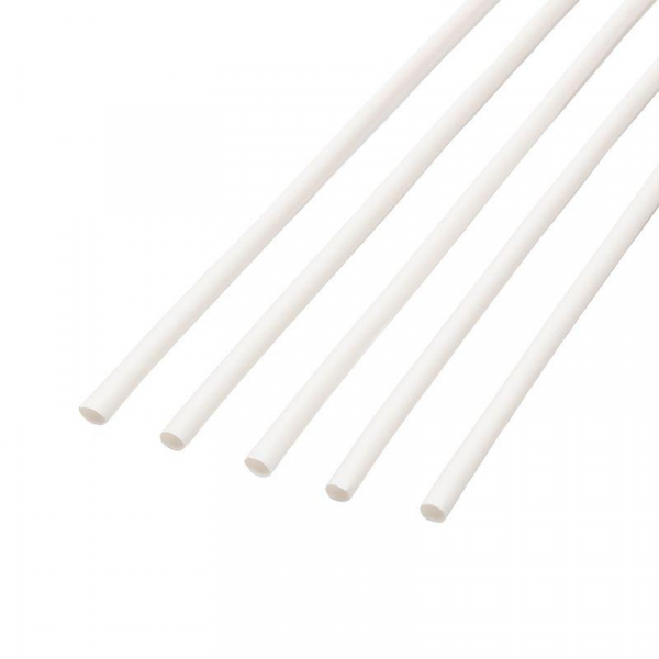 Трубка термоусадочная 6.0/3.0 1м бел. Rexant 20-6001