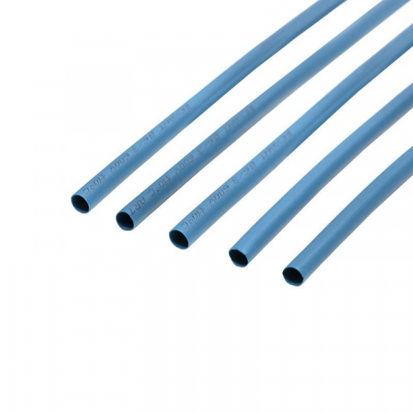 Трубка термоусадочная 6.0/3.0 1м син. Rexant 20-6005