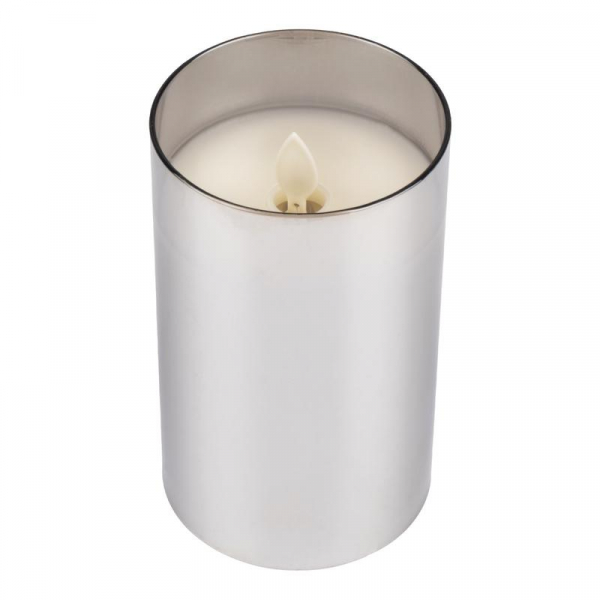 Свеча декоративная CL7-SET3-sr с пультом 2хAA для каждой свечи (не в компл.) серебр. (уп.3шт) ФАZА 5018792