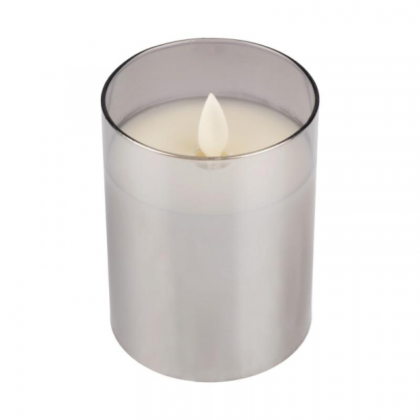 Свеча декоративная CL7-SET3-sr с пультом 2хAA для каждой свечи (не в компл.) серебр. (уп.3шт) ФАZА 5018792