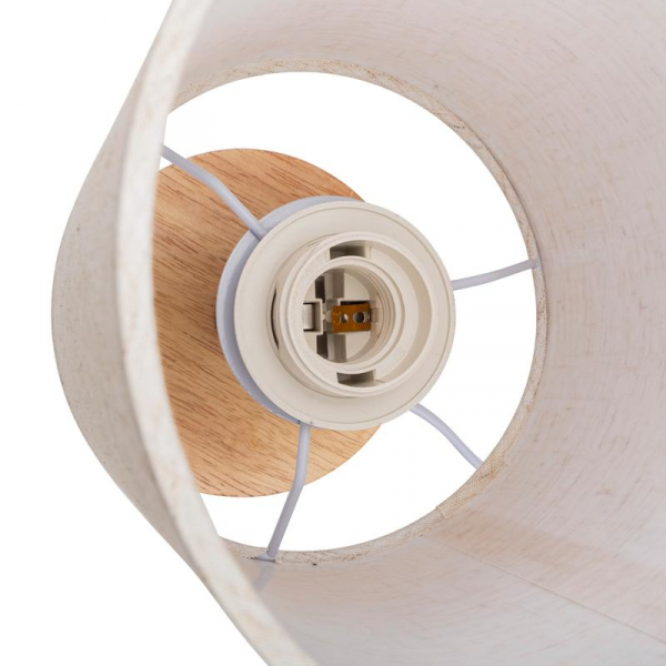 Светильник настольный JH1-01-iv 1х60Вт E27 (основа: натуральное дерево) IP20 JazzWay 5058231