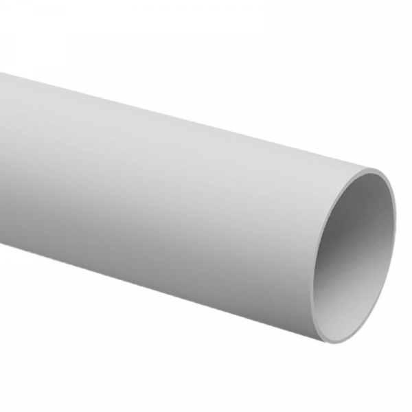 Труба гладкая ПВХ жесткая легкая d40мм сер. (дл.3м) TOKOV ELECTRIC TKE-THG-PVC-40-3-C06